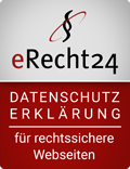 Datenschutzerklärung generiert bei erecht24.de