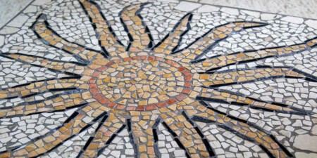 Mosaikarbeit Sonne Mosaikarbeit Sonne